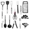 23Pcs Kitchen Utensil Set Stainless Steel Nylon Heat Resistant Tool Kit